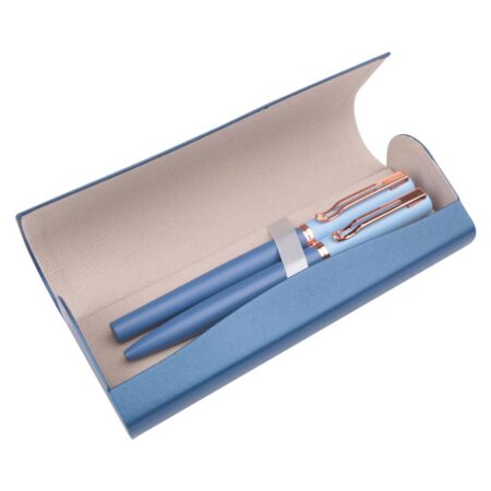 ROLLER+TÜKENMEZ KALEM, METAL KİŞİYE ÖZEL 4522 LACİVERT