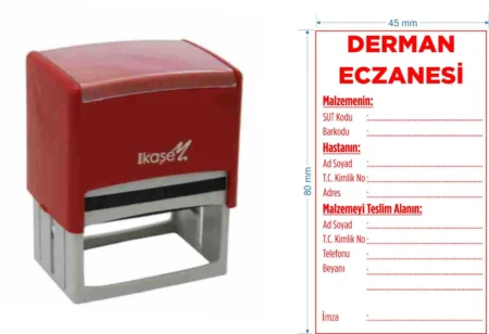 Kaşem 8045 Kişiye Özel Eczane Kaşesi