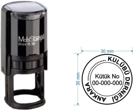 Mobistamps R30 Kişiye Özel Dernek Kaşesi