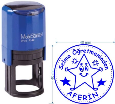 Mobistamps R40 Kişiye Özel Öğretmen Kaşesi