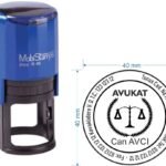 Mobistamps R40 Kişiye Özel Avukat Kaşesi