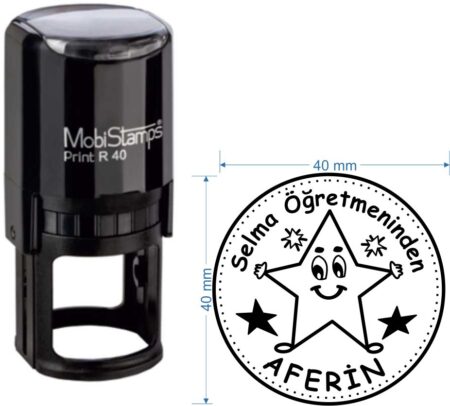 Mobistamps R40 Kişiye Özel Öğretmen Kaşesi