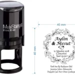 Mobistamps R40 Kişiye Özel Davetiye Kaşesi