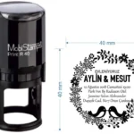 Mobistamps R40 Kişiye Özel Davetiye Kaşesi