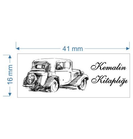 Sırdaş 911 Kişiye Özel Kütüphane Kaşesi