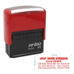 Sırdaş 912 Kişiye Özel Firma ve Şirket Kaşesi