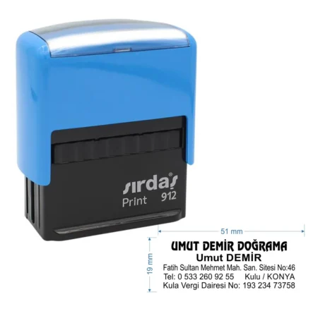 Sırdaş 912 Kişiye Özel Firma ve Şirket Kaşesi