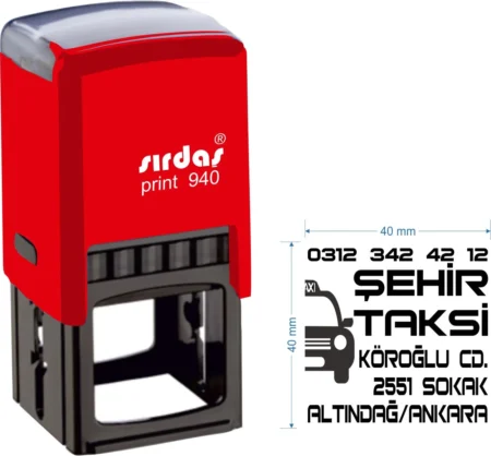 Sırdaş 940 Kişiye Özel Firma ve Şirket Kaşesi