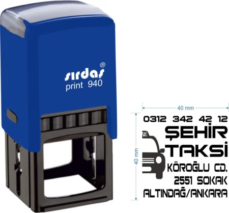 Sırdaş 940 Kişiye Özel Firma ve Şirket Kaşesi
