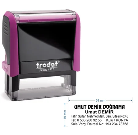 Trodat 4912 Kişiye Özel Firma ve Şirket Kaşesi