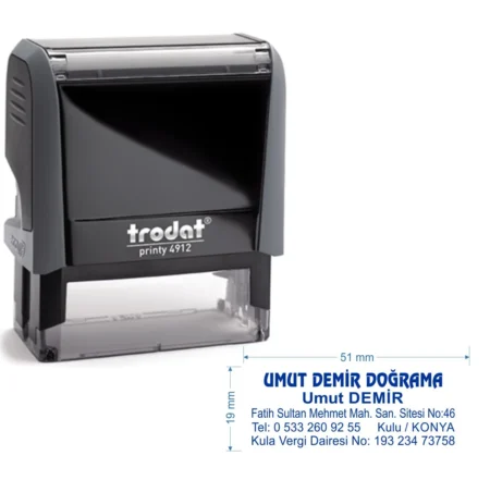 Trodat 4912 Kişiye Özel Firma ve Şirket Kaşesi