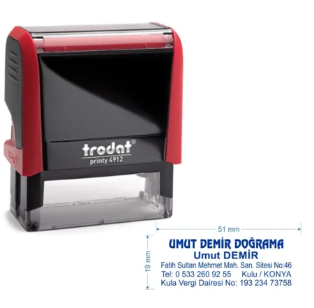 Trodat 4912 Kişiye Özel Firma ve Şirket Kaşesi