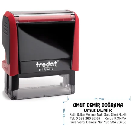 Trodat 4912 Kişiye Özel Firma ve Şirket Kaşesi