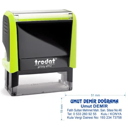 Trodat 4912 Kişiye Özel Firma ve Şirket Kaşesi