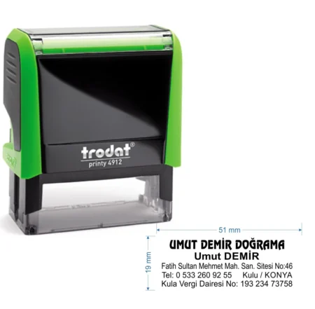 Trodat 4912 Kişiye Özel Firma ve Şirket Kaşesi