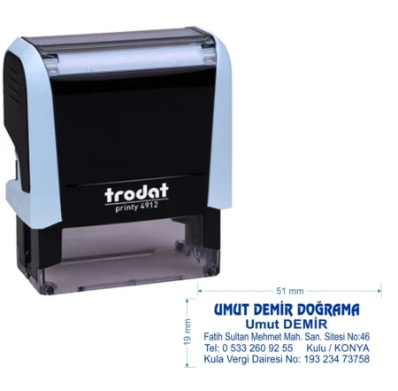 Trodat 4912 Kişiye Özel Firma ve Şirket Kaşesi