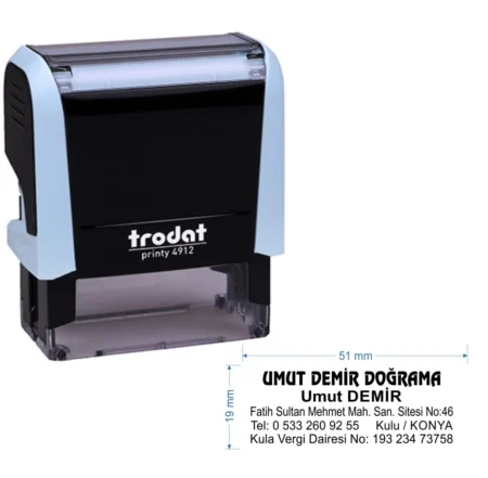 Trodat 4912 Kişiye Özel Firma ve Şirket Kaşesi