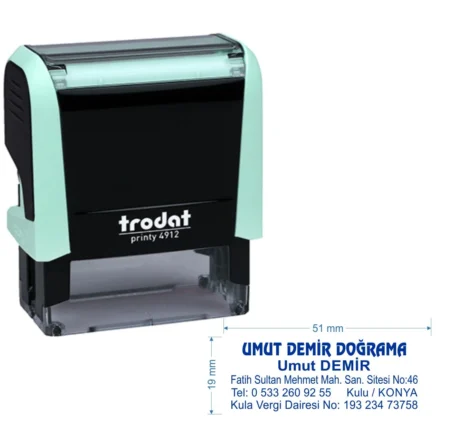 Trodat 4912 Kişiye Özel Firma ve Şirket Kaşesi