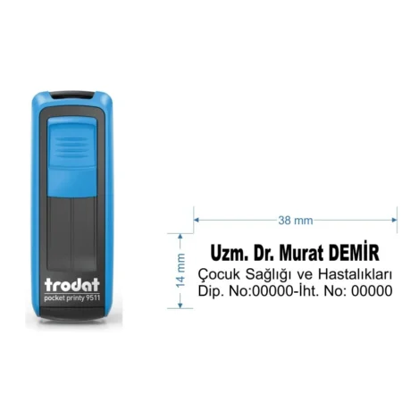 Trodat 9512 Cep Tipi Kişiye Özel  Firma ve Şirket Kaşesi