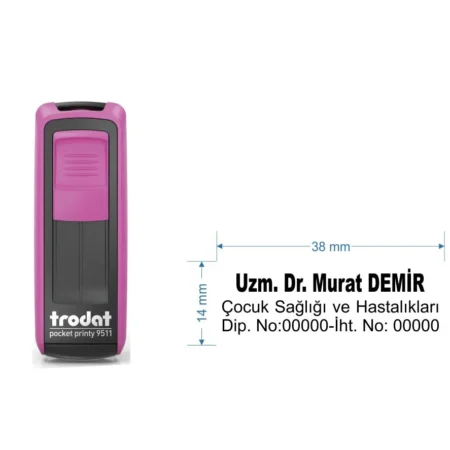 Trodat 9512 Cep Tipi Kişiye Özel  Firma ve Şirket Kaşesi