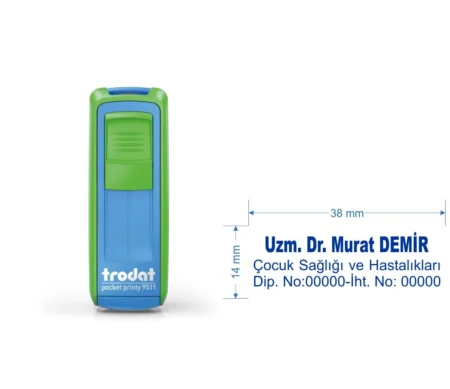 Trodat 9512 Cep Tipi Kişiye Özel  Firma ve Şirket Kaşesi