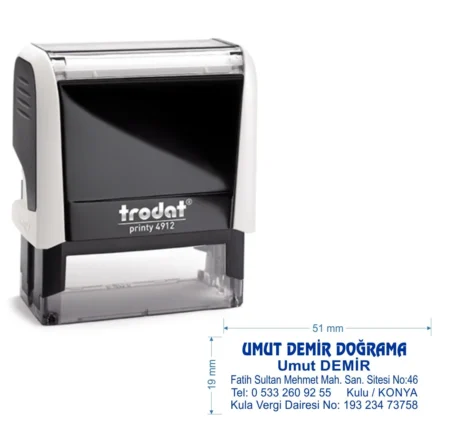 Trodat 4912 Kişiye Özel Firma ve Şirket Kaşesi